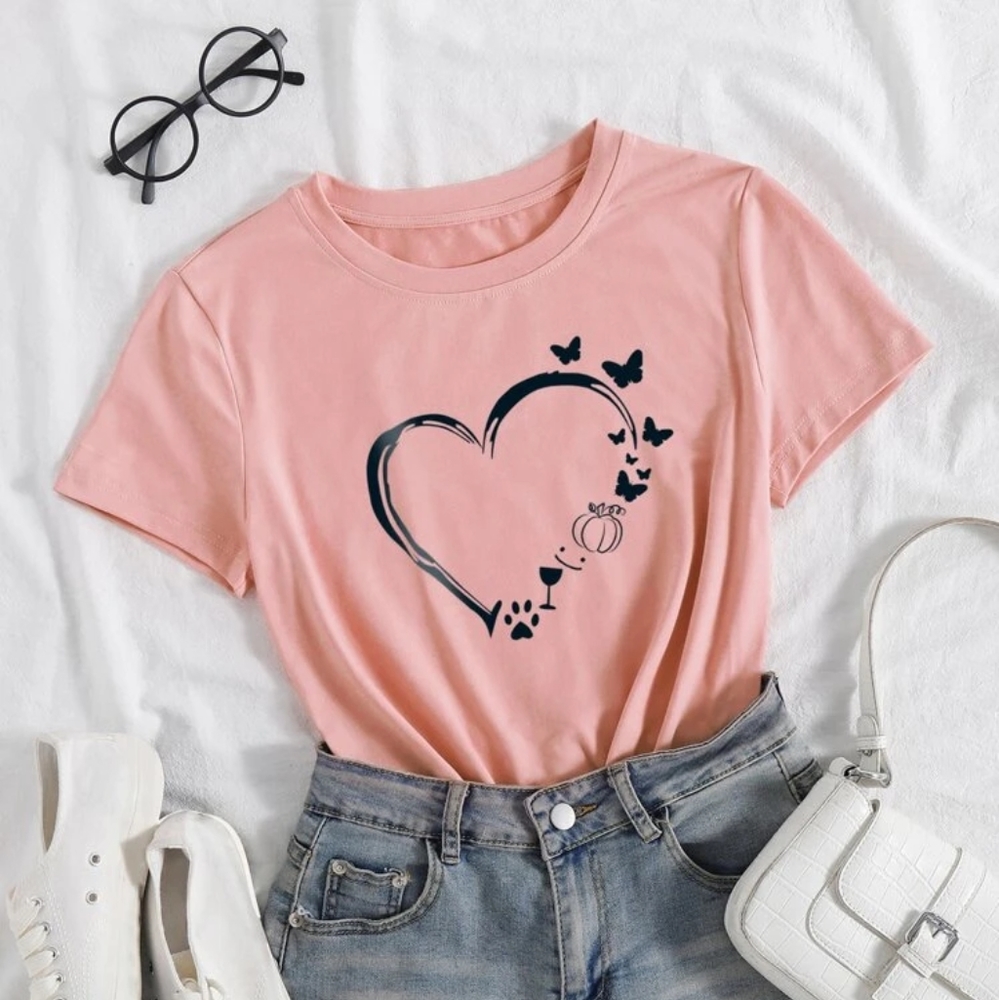 Butterfly Print Top